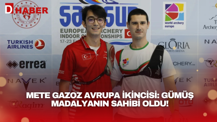 Mete Gazoz Avrupa ikincisi: Gümüş madalyanın sahibi oldu!